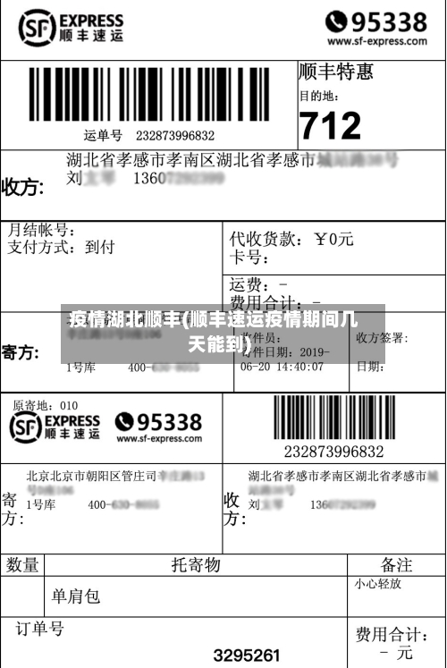 疫情湖北顺丰(顺丰速运疫情期间几天能到)-第2张图片