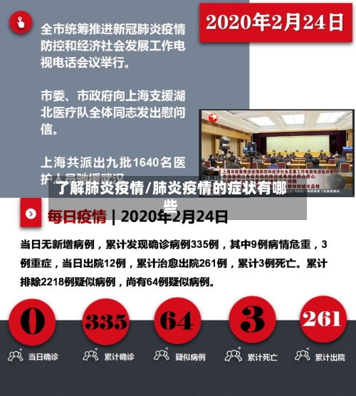 了解肺炎疫情/肺炎疫情的症状有哪些-第2张图片