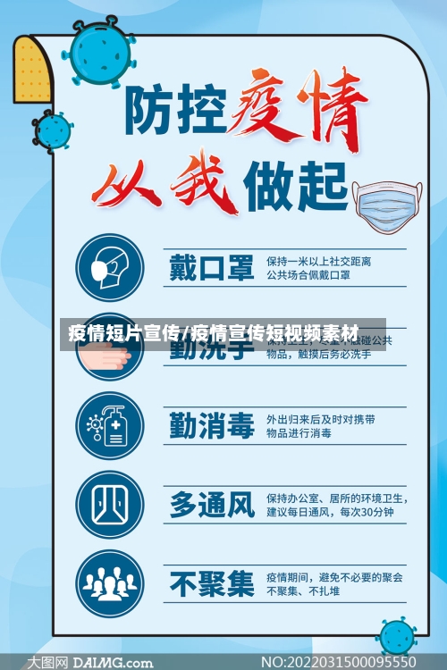 疫情短片宣传/疫情宣传短视频素材