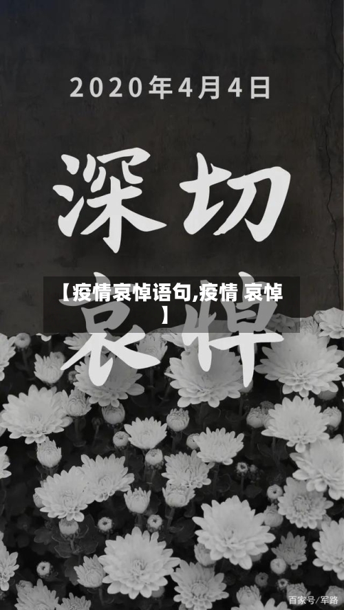 【疫情哀悼语句,疫情 哀悼】-第2张图片