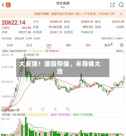 大反弹！港股存储、半导体大涨-第2张图片