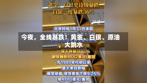 今夜	，全线暴跌！黄金、白银、原油，大跳水-第2张图片