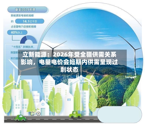 立新能源：2026年受全疆供需关系影响，电量电价会短期内供需呈现过剩状态