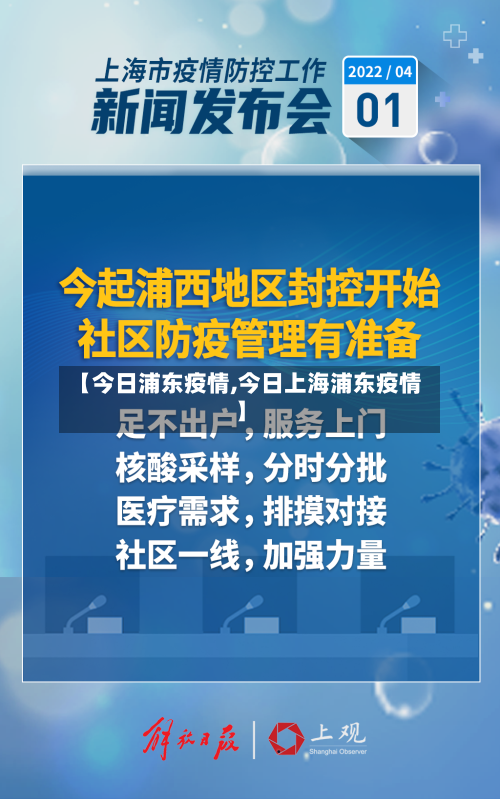 【今日浦东疫情,今日上海浦东疫情】-第2张图片