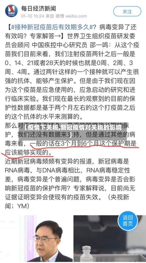 【疫情下关税,新冠疫情对关税的影响】-第2张图片