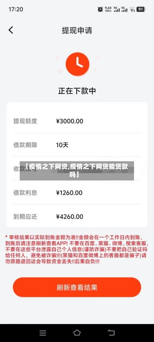 【疫情之下网贷,疫情之下网贷能贷款吗】