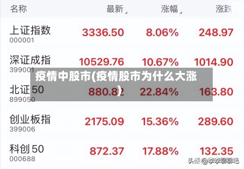 疫情中股市(疫情股市为什么大涨)-第3张图片