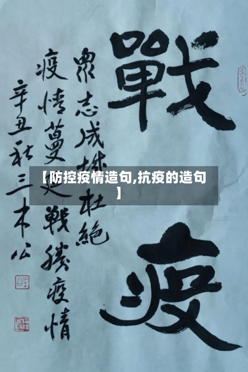【防控疫情造句,抗疫的造句】