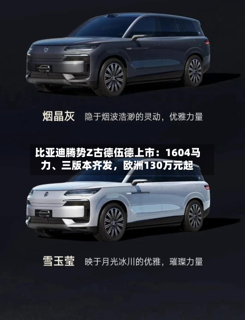 比亚迪腾势Z古德伍德上市：1604马力、三版本齐发，欧洲130万元起-第3张图片