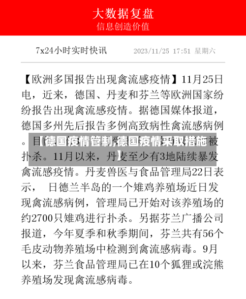 【德国疫情管制,德国疫情采取措施】