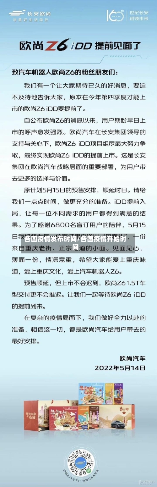 各国疫情发布时间/各国疫情开始时间