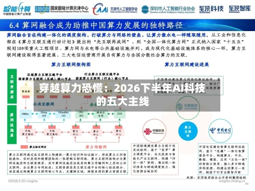 穿越算力恐慌：2026下半年AI科技的五大主线