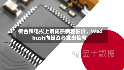传台积电拟上调成熟制程报价，Wedbush向投资者发出信号