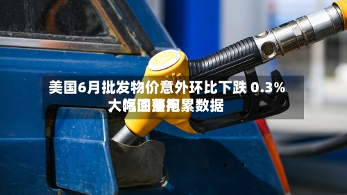 美国6月批发物价意外环比下跌 0.3%，汽油费用大幅回落拖累数据-第2张图片